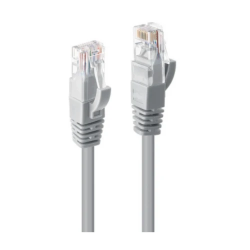 كابل باتش كورد من نوردن Cat6 U/UTP بطول 5 متر – غلاف LSZH منخفض الدخان وخالٍ من الهالوجين - لون رمادي