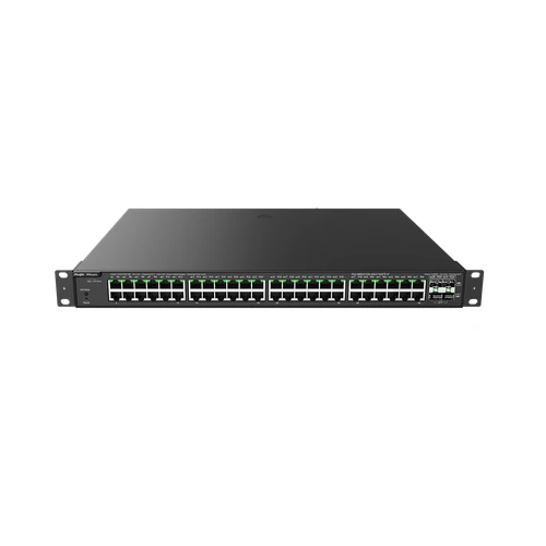 سويتش +Layer 2 مُدار RG-NBS3100-48GT4SFP-P  من روجي PoE/PoE+ مع 48 منفذ RJ45 و4 منافذ SFP بقدرة 370 واط