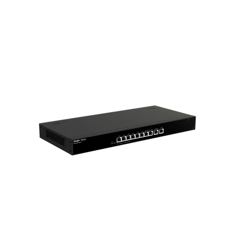 بوابة شبكة احترافية RG-EG210G-E من رويجي ريي مُدارة سحابيًا مع 10 منافذ جيجابت ودعم حتى 4 منافذ WAN